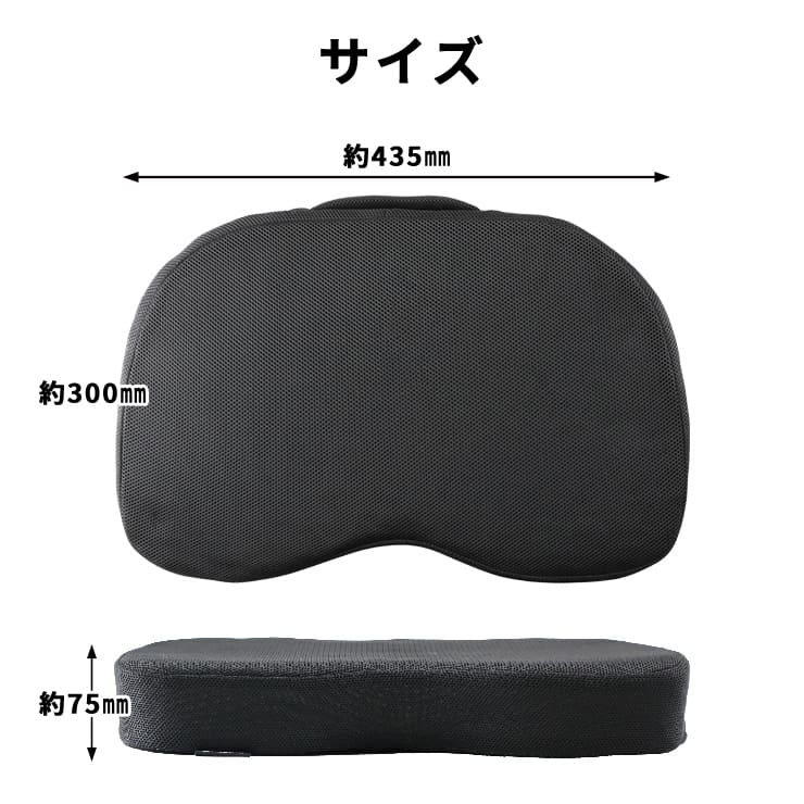 AGRelux アグリラックス あぐらクッション ブラック