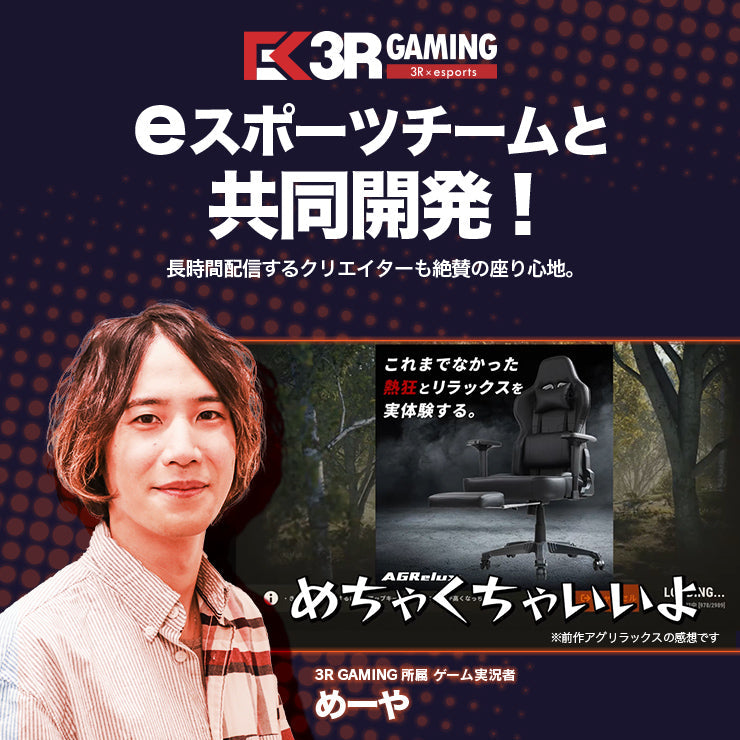 ゲーミング座椅子 AGRelux Z アグリラックス ゼット ファブリック