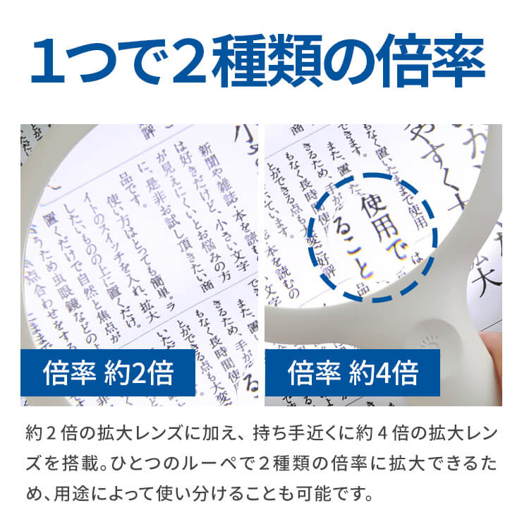手持ちルーペ smolia ハンディ