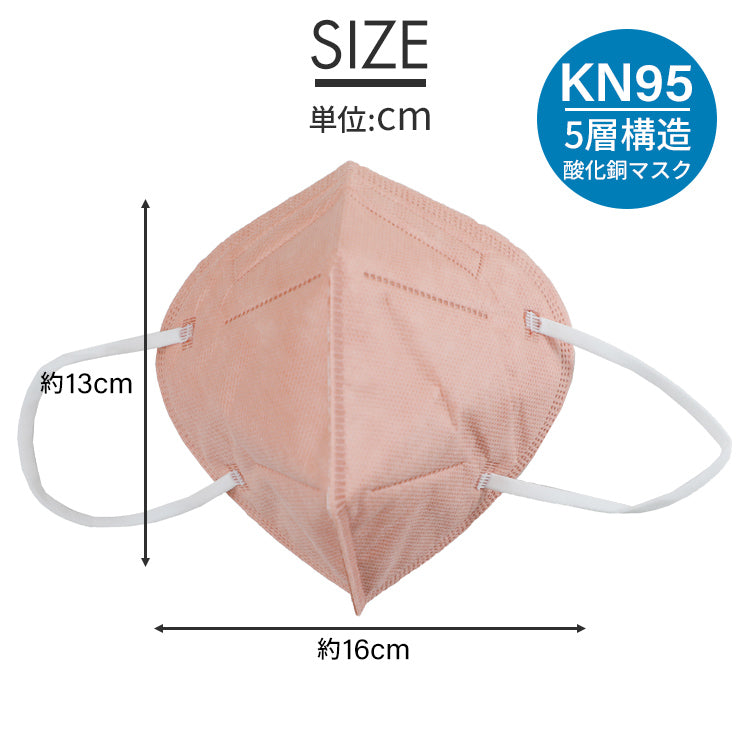 酸化銅マスク 2枚セット KN95