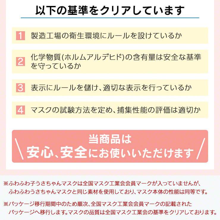 公式 | ふわふわうさちゃんマスク 35枚セット ボックス入り | 宅配便発送
