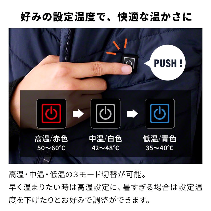 電熱ジャケット すぐぬっく ジャケット