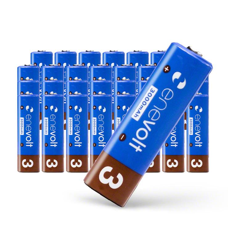 公式 | enevolt エネボルト 単3形 充電池 ケース付 大容量 3000mAh おすすめ【防災士推奨】