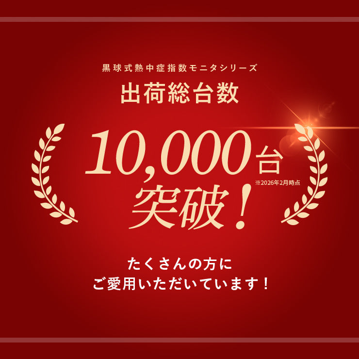 【予約販売中】黒球式熱中症指数モニタ