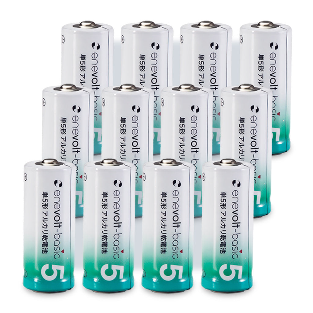 【予約販売中】 enevolt エネボルト Basic アルカリ乾電池 単5形 4本セット