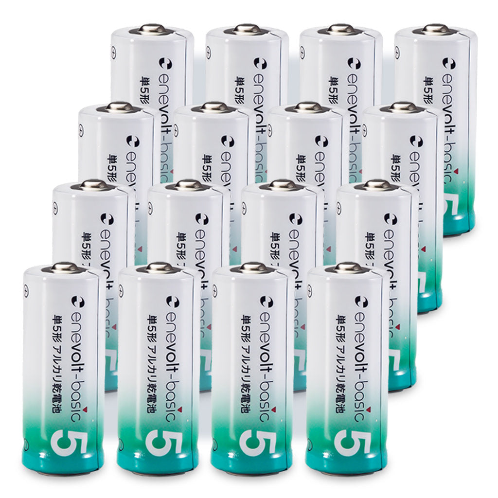 【予約販売中】 enevolt エネボルト Basic アルカリ乾電池 単5形 4本セット