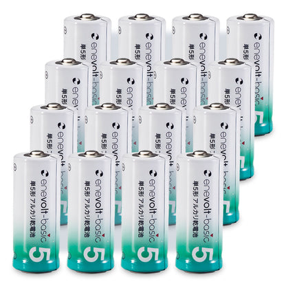 【予約販売中】 enevolt エネボルト Basic アルカリ乾電池 単5形 4本セット