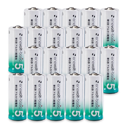 【予約販売中】 enevolt エネボルト Basic アルカリ乾電池 単5形 4本セット