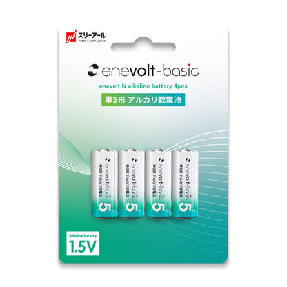 【予約販売中】 enevolt エネボルト Basic アルカリ乾電池 単5形 4本セット