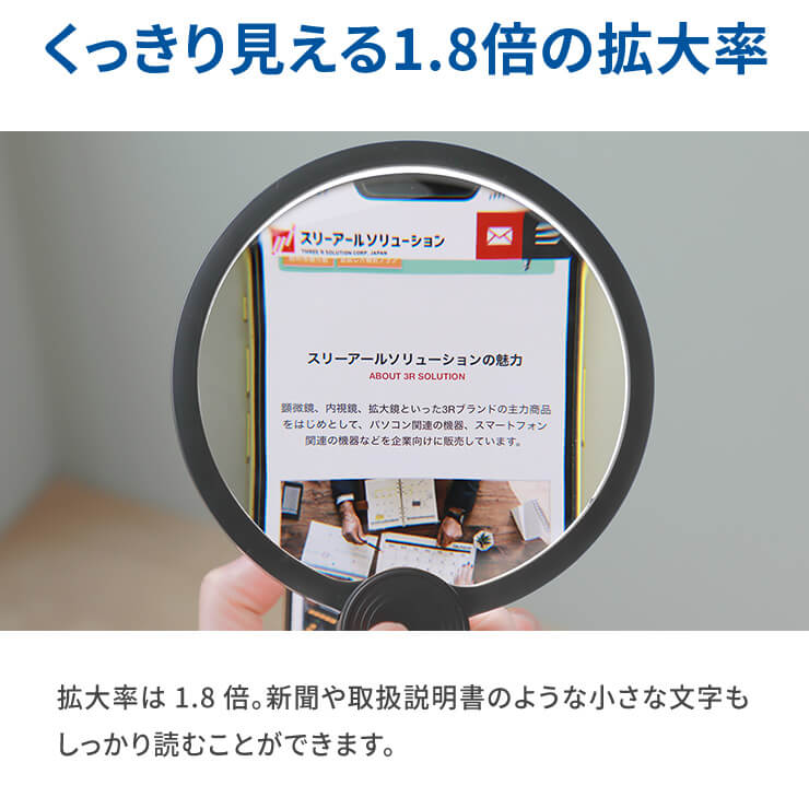 首掛けルーペ smolia ヘンディ