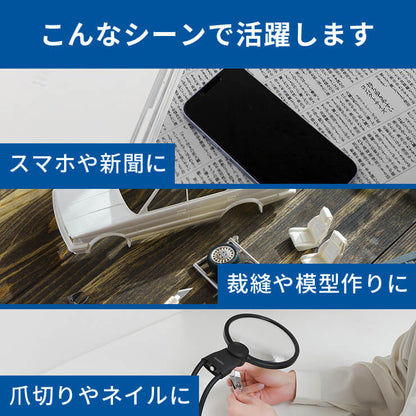 首掛けルーペ smolia ヘンディ