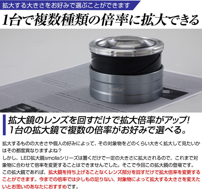 LED拡大鏡 smolia フレクシズ