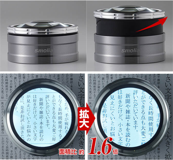 LED拡大鏡 smolia フレクシズ