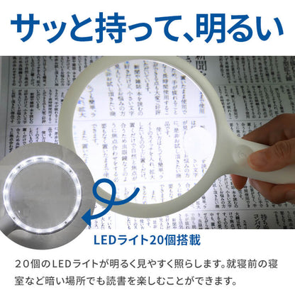 手持ちルーペ smolia ハンディ