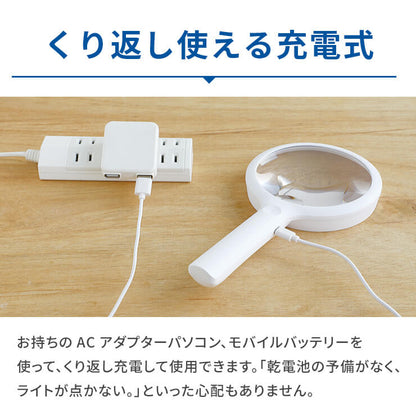 手持ちルーペ smolia ハンディ