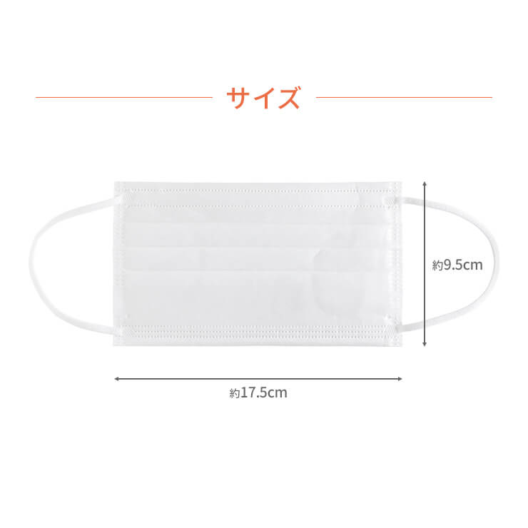 ふわふわうさちゃんマスク 7枚入 普通サイズ ホワイト 使い捨てマスク 不織布 柔らかタイプ