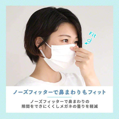 さらさら しろくまちゃんマスク 7枚入 普通サイズ ホワイト 使い捨てマスク 不織布