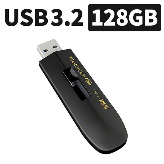 TEAM チーム USBメモリ 128GB スライド式 USB3.2 Gen1 C186